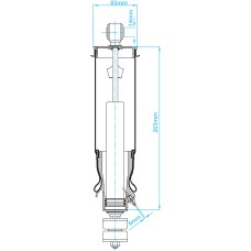 Air Spring & Shocker Assembly - MAN F2000 / TGA (Front)